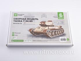Сборная модель танка Т-34-85