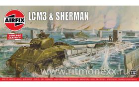Сборные модели десантного катера и танка LCM3 & Sherman