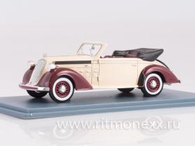 Steyr 220 Congreenible 1937 Beige Dark Red