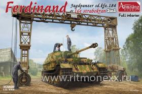 Танк D.Kfz.184 Ferdinand & 16t Strabokran