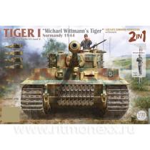TIGER I  Sd.Kfz.181 Pz.Kpfw.VI Ausf.E    “Michael Wittmann's Tiger"" Normandy 1944 LATE/LATE COMMAND-PRODUCTION w/Zimmerit  (2 in 1)