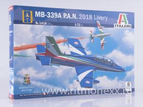 Учебно-боевой самолет MB.339A в ливрее P.A.N, 2018