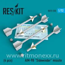 Управляемая ракета AIM-9B Sidewinder (4 шт.)