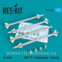 Управляемая ракета AIM-9X Sidewinder (4 шт.)