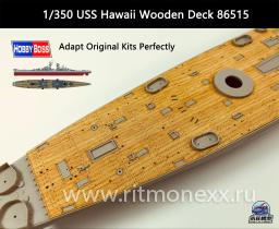 USS Hawaii CB-3 Wooden Deck 86515