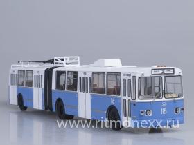 Внимание! Модель уценена! ЗиУ-10 (ЗиУ-683) троллейбус (бело-голубой)