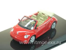 Volkswagen New Beetle Cabrio, red