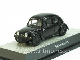 Volkswagen Prototype V3, shiny black