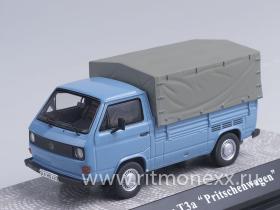 Volkswagen T3-a pick-up/ canvas -uni-, blue