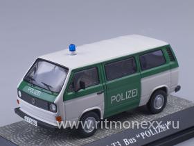 Volkswagen Transporter T3 bus «Polizei» (white/green)