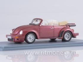 VW beetle Convertible Schult, metallic-red