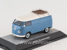 VW T1 box wagon, blue