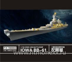 WWII USN BATTLESHIP IOWA BB-61 (for Tamiya 31616)