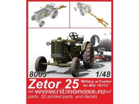 Zetor 25 ‘Military w/Towbar for MiG 15/17s’