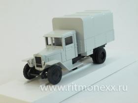 ЗИС-5 Военный грузовик, белый (с тентом)