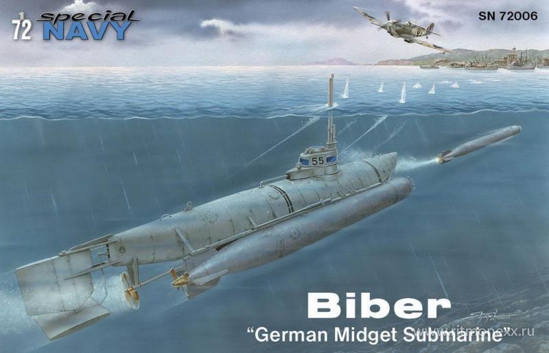 Фото #1 для Biber "German Midget Submarine"