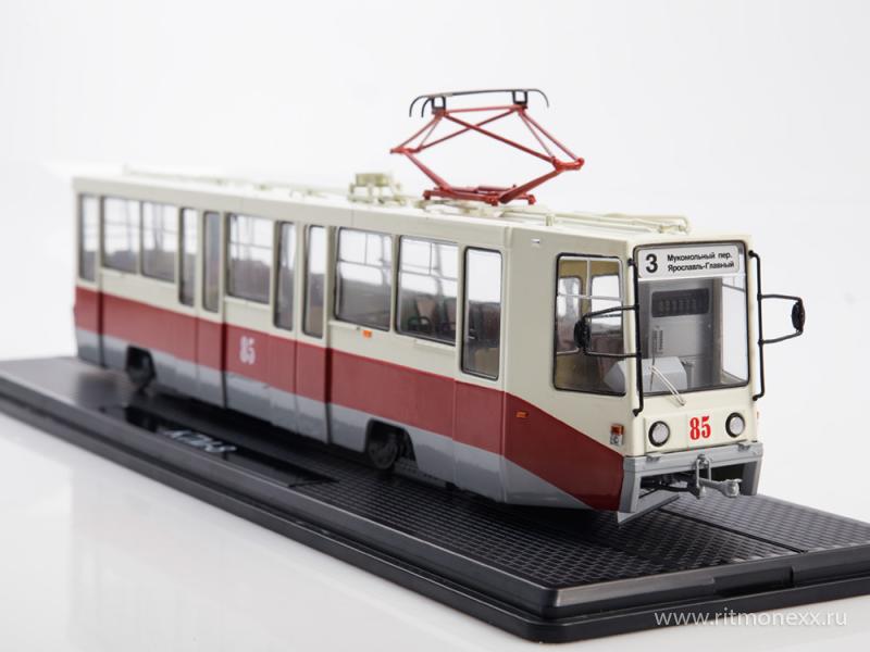 Фото #1 для Трамвай КТМ-8 (красно-белый)